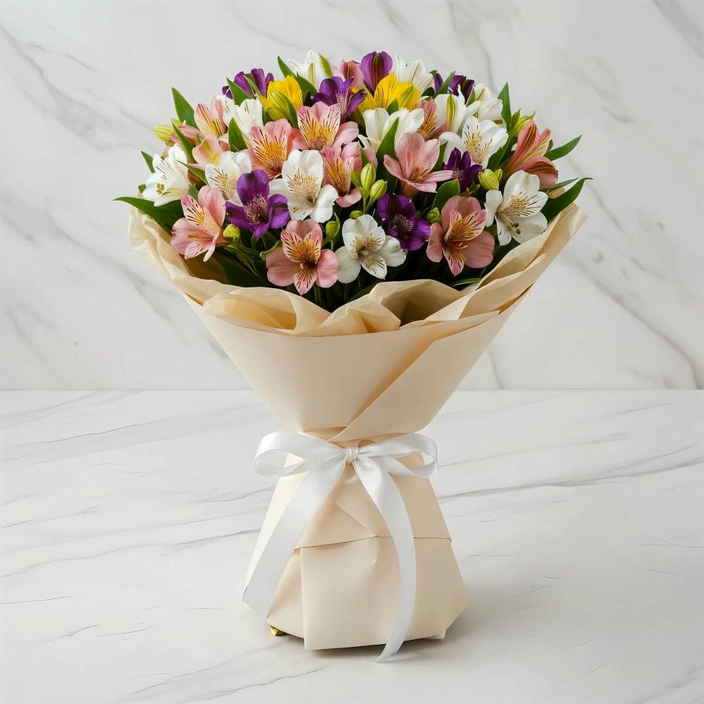 Букет цветов из: Альстромерии во Фрязево