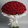 Букет 101 Красная роза Блэк Мэджик во Фрязево
