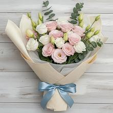 Букет цветов из:  Лизиантусы во Фрязево