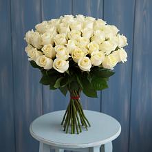 Букет 51 Белая роза Эдлесс Лав #REPLACE_PRED# Фрязево