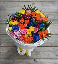 Букет цветов из:  Розы и Хризантемы во Фрязево