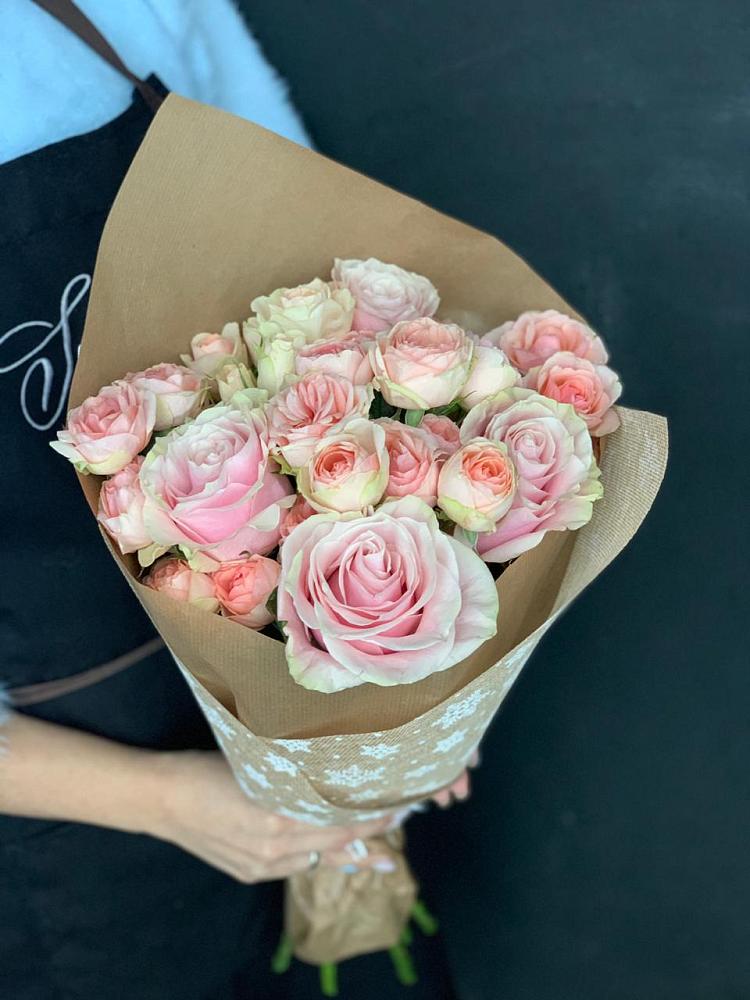 Букет цветов из: Хризантемы и Розы во Фрязево