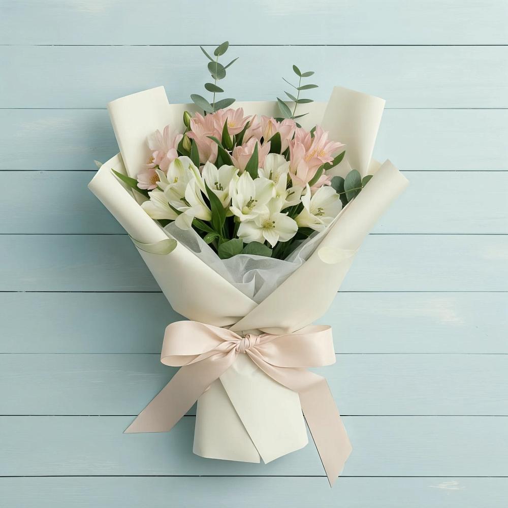 Букет цветов из: Альстромерии во Фрязево