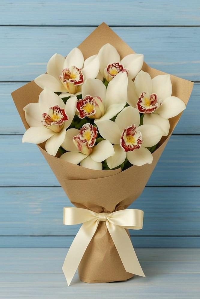 Букет цветов из: Орхидеи и Розы во Фрязево