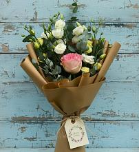 Букет цветов из:  Розы и Лизиантусы #REPLACE_PRED# Фрязево